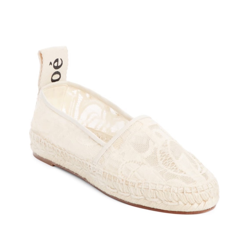 💥FLASH SALE💥 NWT Chloe Lace Espadrille Flats